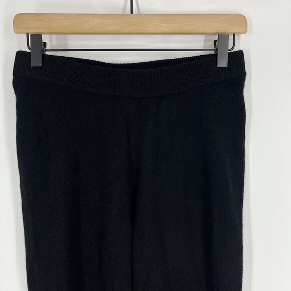 Amicale Pants Size XS Women Black Joggers Cashmere High Rise Tapered Leg Pull On - Picture 2 of 7